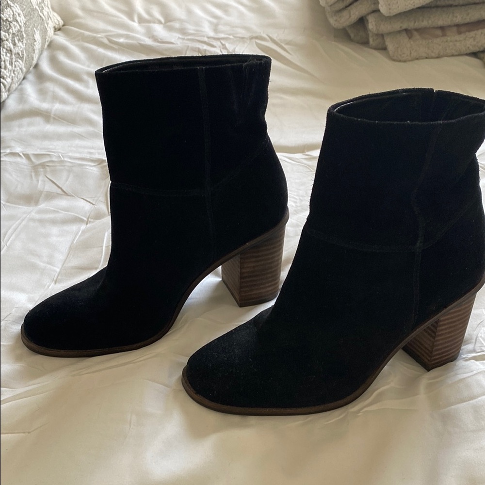 Black Suede Ankle Boots